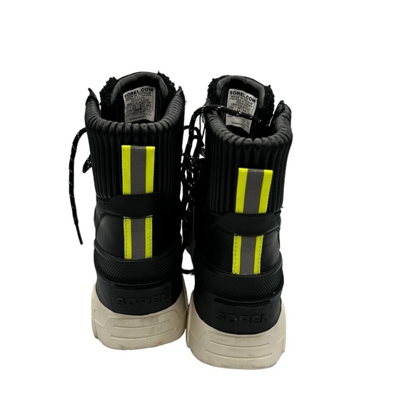 Sorel Black and Cream Winter Boots - Picture 4 of 8